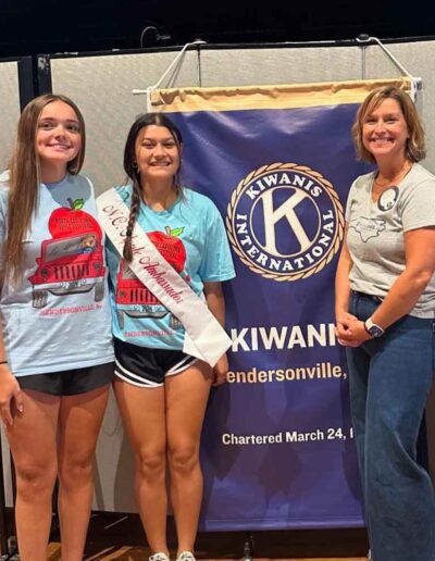 Apple Ambassadors with Kiwanis of Hendersonville